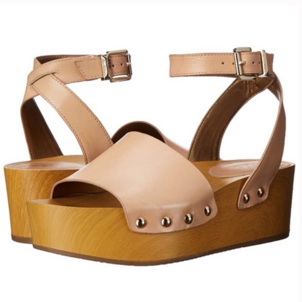 Sam Edelman Brynn tan wedge sandals